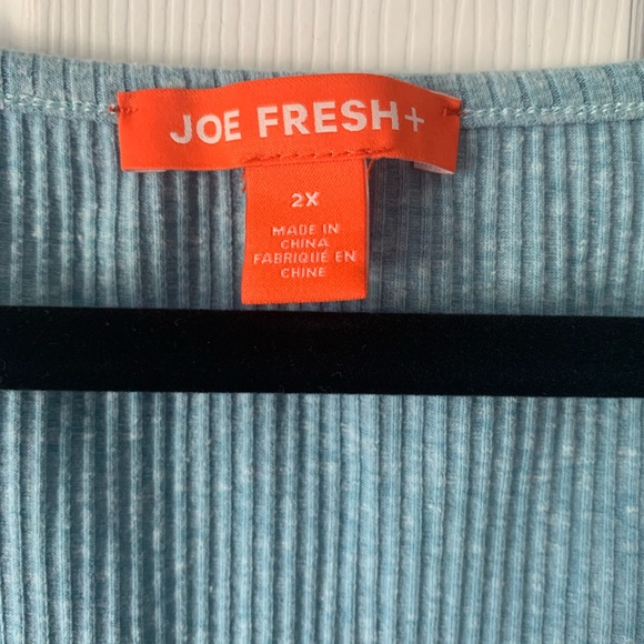Joe Fresh Ribbed Henley Top - Picture 3 of 5